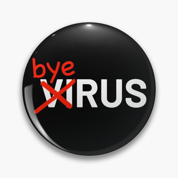 Item preview,  con este ingenioso y divertido diseño de Bye Virus! ¡Regalo perfecto para todos los que quieran mantener el virus alejado! designed and sold by stee-strong.