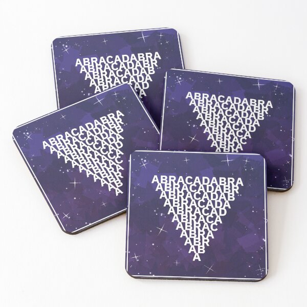 Item preview, ABRACADABRA Magic triangle blue designed and sold by Veronika Sudmann.