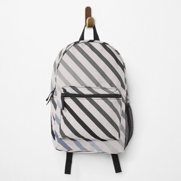 Item preview, Blue grey stripes geometric pattern designed and sold by likebakerdo.