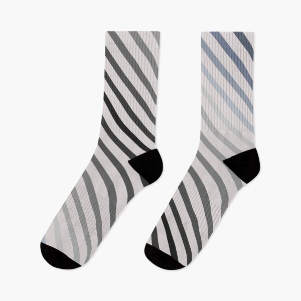 Item preview, Blue grey stripes geometric pattern designed and sold by likebakerdo.
