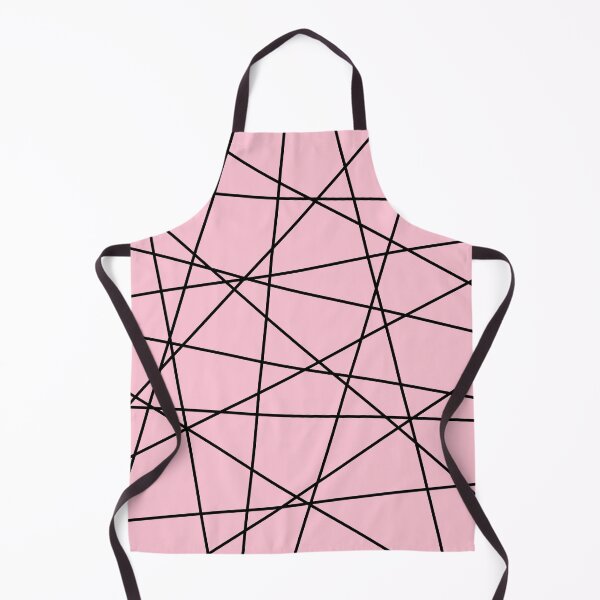 Item preview, Geometric Lines (black/blush pink) designed and sold by Design Minds Boutique.