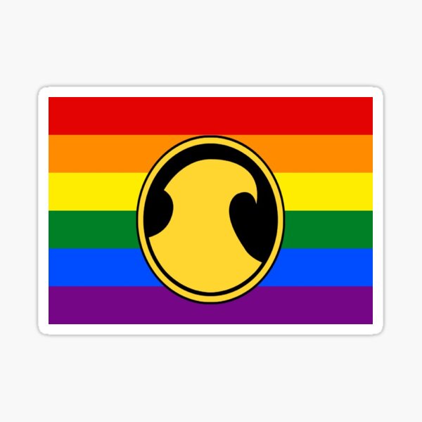 Item preview, Gay Pride Red Robin designed and sold by Destinyespo.