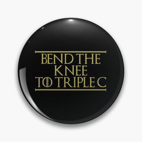 Item preview, Bend the Knee to Triple C designed and sold by MMA-Tees.