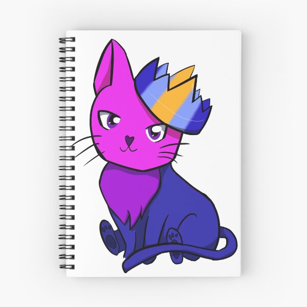 Item preview, Bisexual Multigender Pride Cat designed and sold by LunarDoodles.