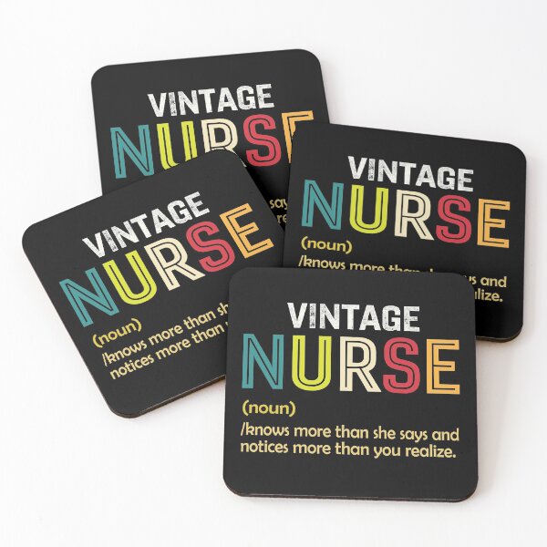 Item preview, Vintage Nurse Noun Definition Knows More Than She Says Funny Nursing  designed and sold by Md. Manjur Ahamed.