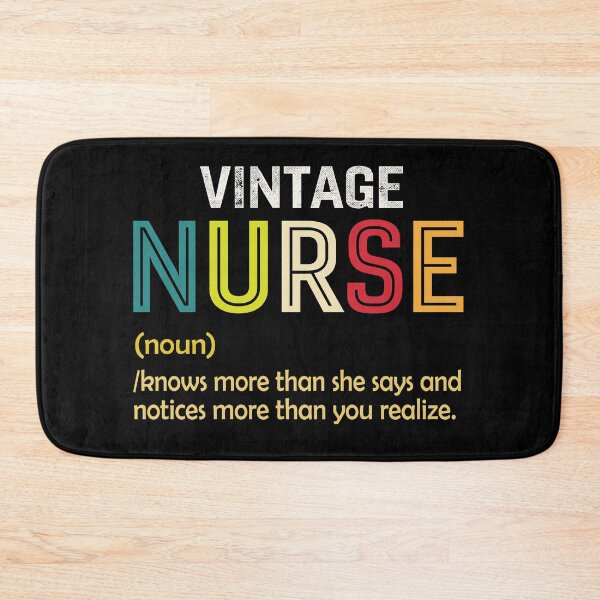 Item preview, Vintage Nurse Noun Definition Knows More Than She Says Funny Nursing  designed and sold by Md. Manjur Ahamed.