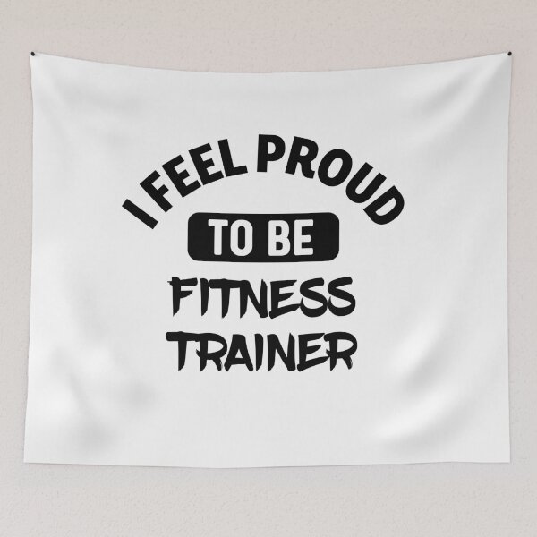 Item preview, I feel Proud to be fitness trainer designed and sold by bumperapparels.