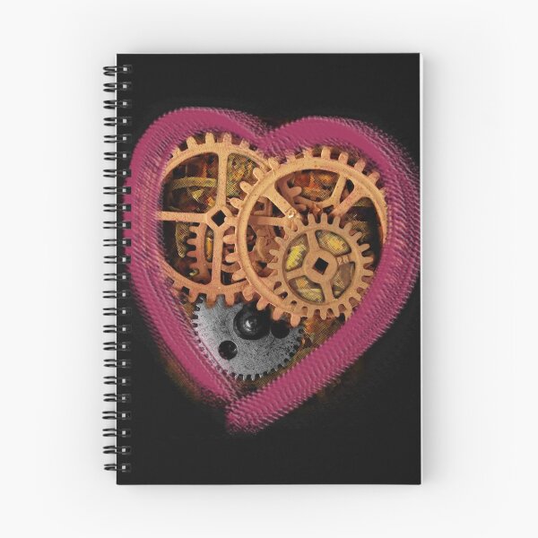 Item preview, Cog and heart designed and sold by jennyjeffries.