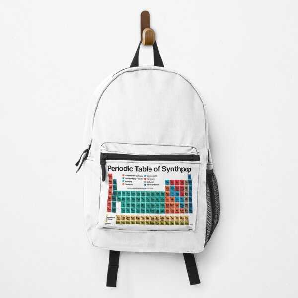 Item preview, Periodic Table of Synthpop (light background) designed and sold by Periodic Table of Synthpop.