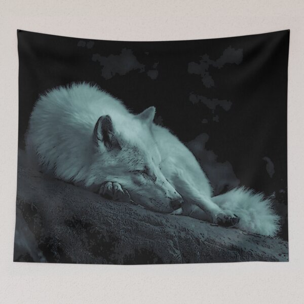 Item preview, Sleeping White Wolf designed and sold by LydiasPlace.