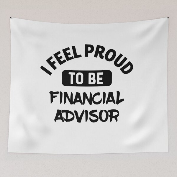 Item preview, I feel Proud to be financial advisor designed and sold by bumperapparels.