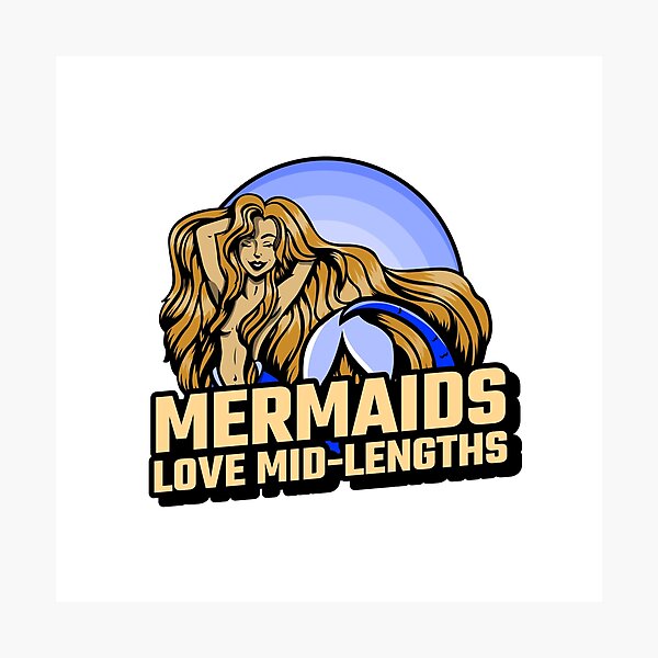 Mermaids love mid-lengths Photographic Print