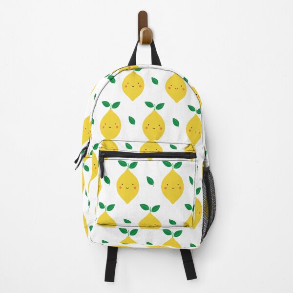 Item preview, Cute Kawaii Lemon Pattern (white) designed and sold by Design Minds Boutique.