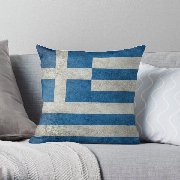 Greece Greek National Flag Pillow Cushion Cover Case Room Gift Country Athens