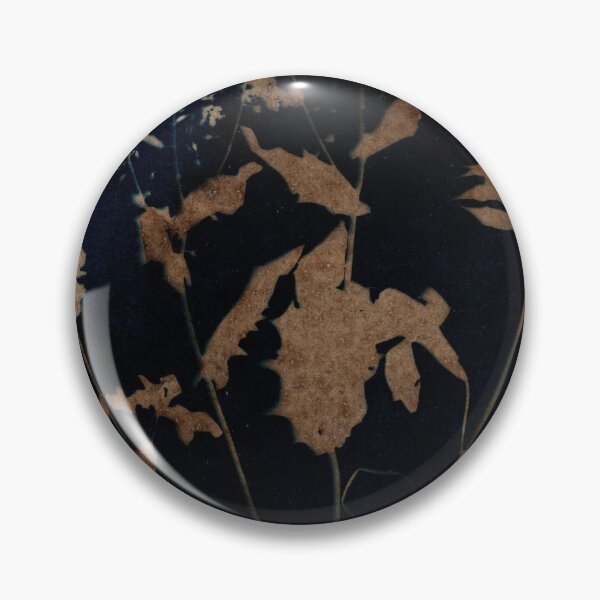 Item preview, Botanical blue floral vintage style handmade Cyanotype print 69 designed and sold by KasparekFineArt.