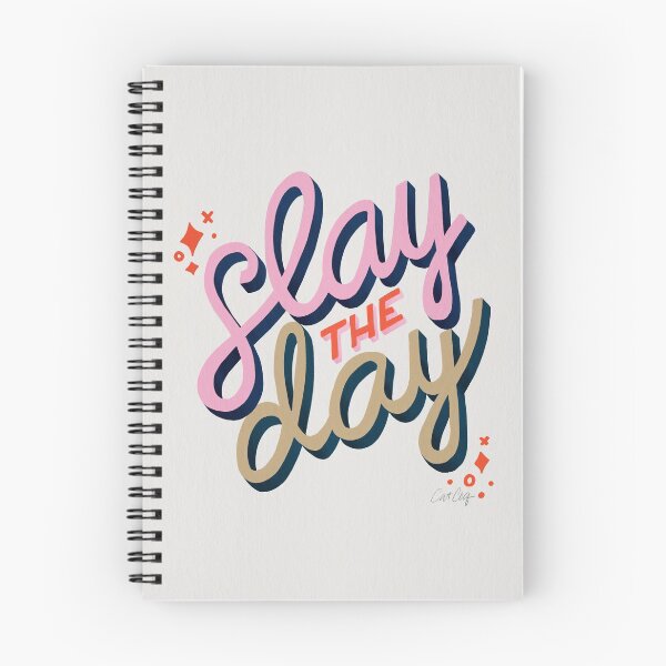 Item preview, Slay the Day – Coral & Pink designed and sold by Cat Coquillette.