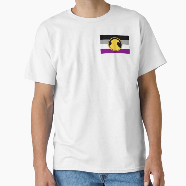 Item preview, Asexual Flag Red Robin Symbol designed and sold by Destinyespo.