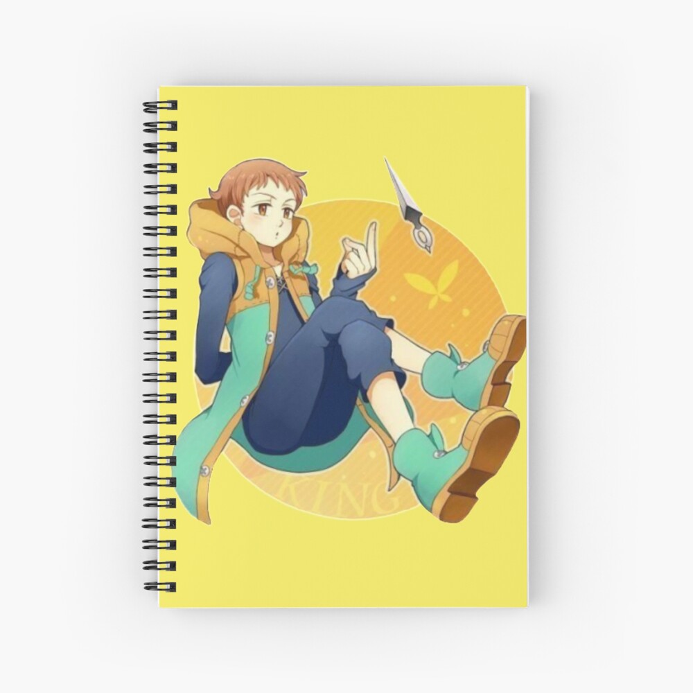 Veste De King Seven Deadly Sins Cahier à spirale « King - Seven Deadly Sins Design », par Refresh8 |  Redbubble