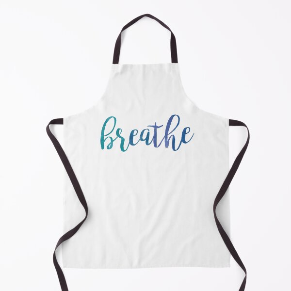 Item preview, Breathe Watercolor Typography Inspirational Quote designed and sold by blueskywhimsy.