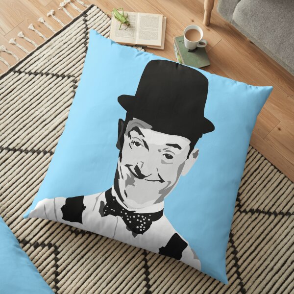 STAN LAUREL - smile Floor Pillow
