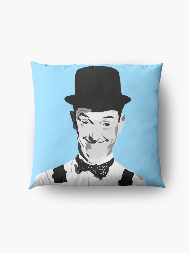 Alternate view of STAN LAUREL - smile Floor Pillow