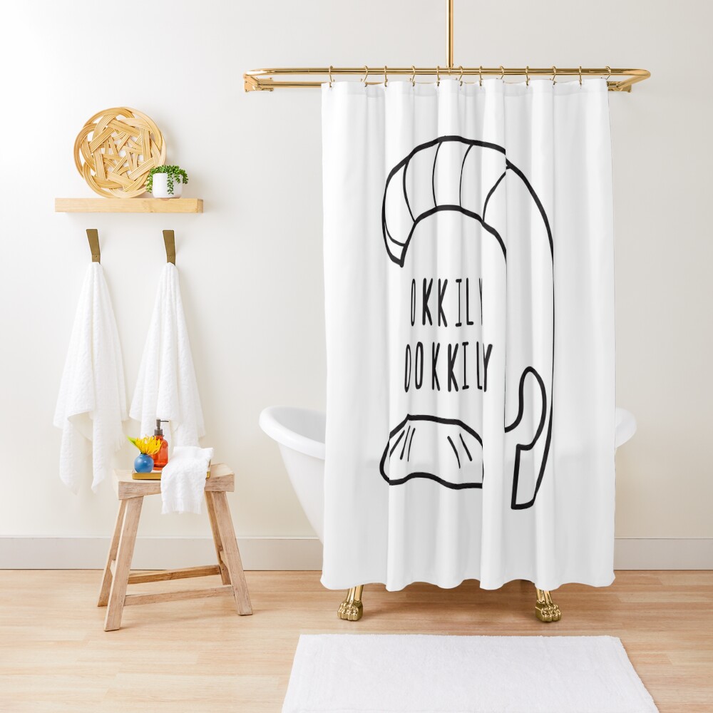 Okkily Dokkily Flanders design | Shower Curtain