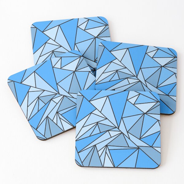 Artikelvorschau, Blaue Geometrie entworfen und verkauft von DigitalartbyD.