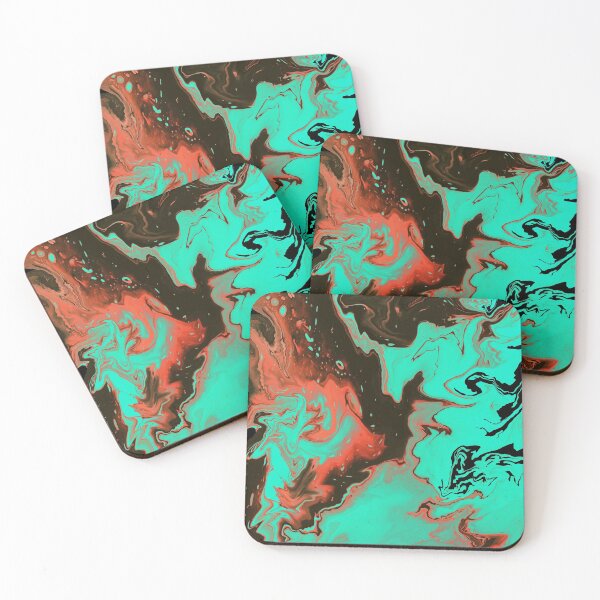 Item preview, Abstract Pattern Holographic Distorted Liquid Oil Paint designed and sold by InvestingRoad.
