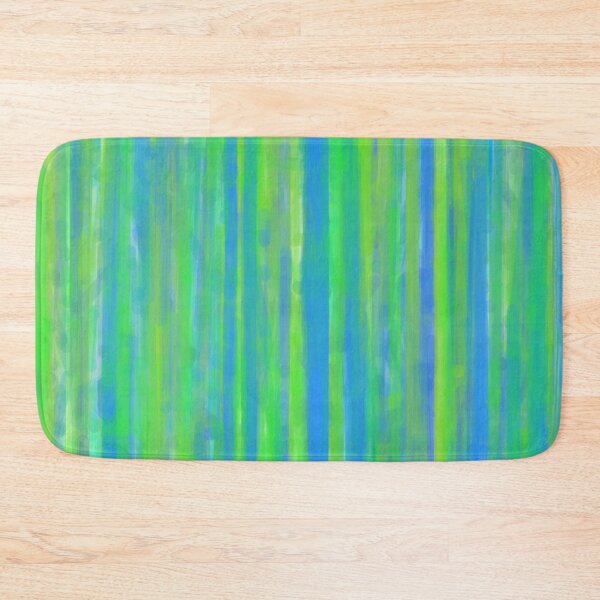 Item preview, Blue and green striped designed and sold by Abstractlara.