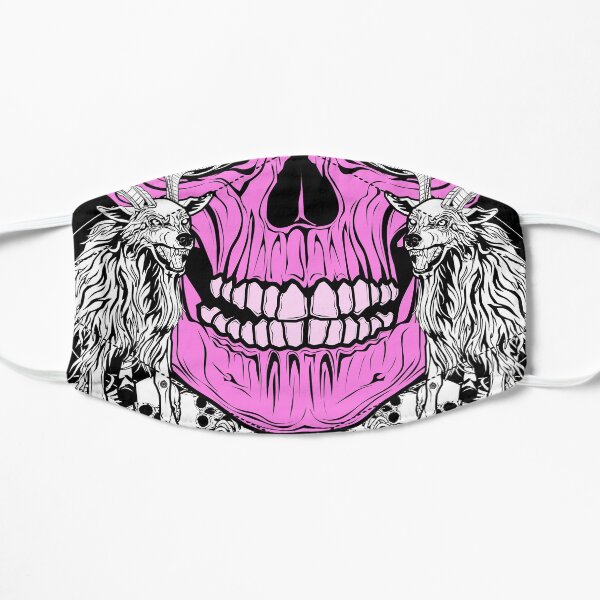 VUKOJARAC - the mythical wolf-goat bad omen Flat Mask