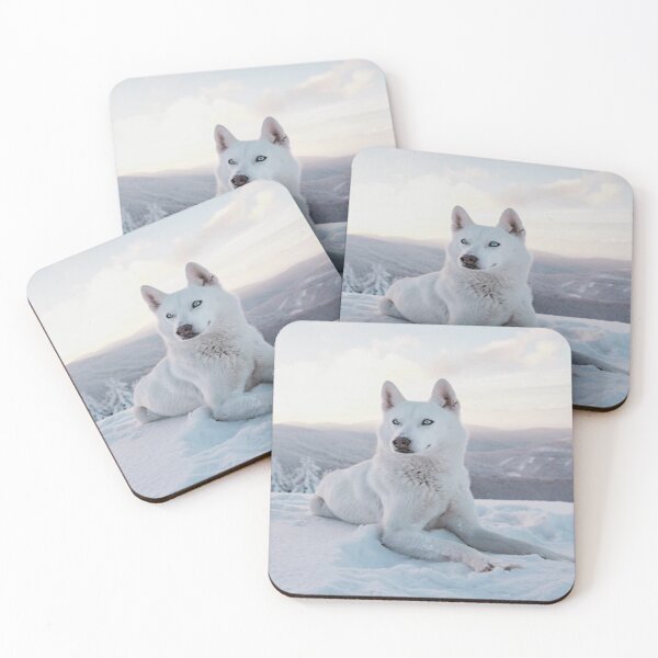 Item preview, Inquisitive White Canis designed and sold by LydiasPlace.