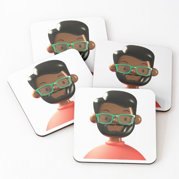 Item preview, Funny black bearded man Heinrich designed and sold by MHerzel.