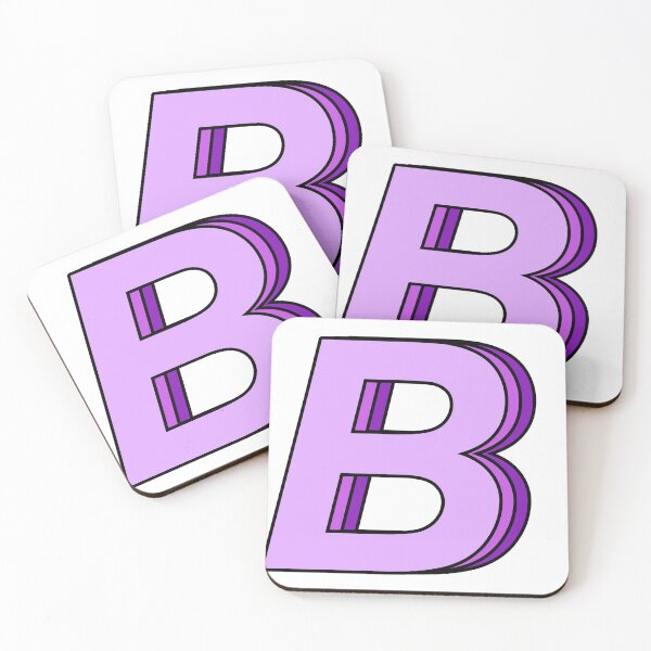 Item preview, purple B designed and sold by Amanda Kirkpatrick.