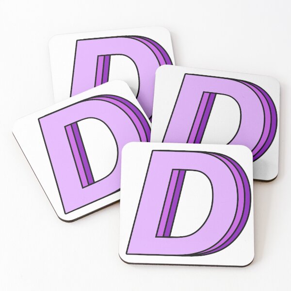 Item preview, purple D designed and sold by Amanda Kirkpatrick.