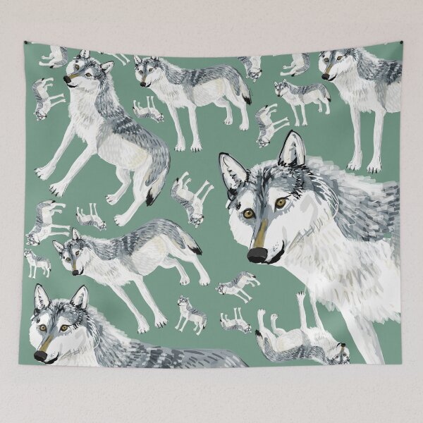 Artikelvorschau, Totem Alberta Wolf entworfen und verkauft von belettelepink.