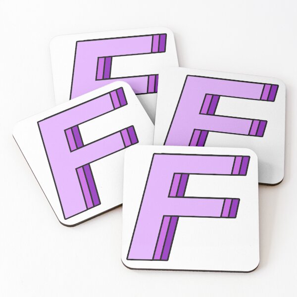 Item preview, purple F designed and sold by Amanda Kirkpatrick.