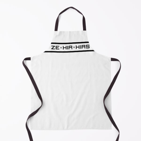 Item preview, Ze/Hir Industrial Black on White designed and sold by ResonantColors.