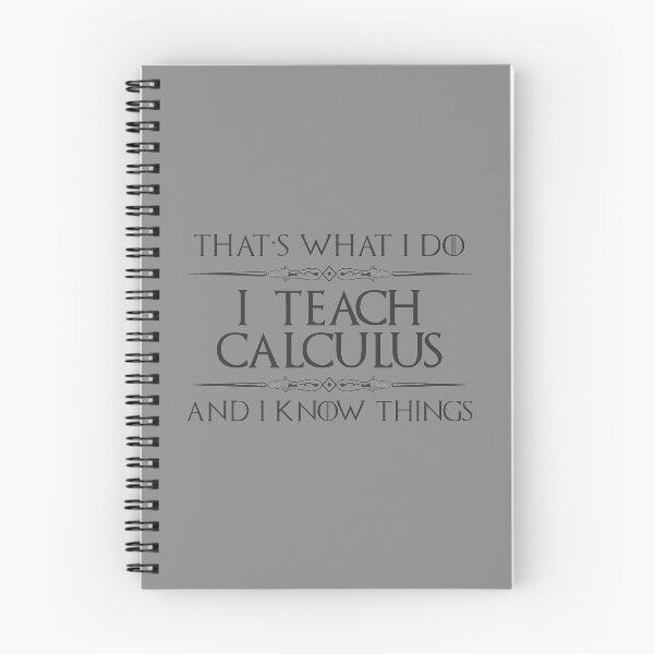 Item preview, Calculus Teacher Gifts - I Teach Calculus & I Know Things Funny Thank You Appreciation Gift Ideas for Calculus Math Teachers designed and sold by merkraht.