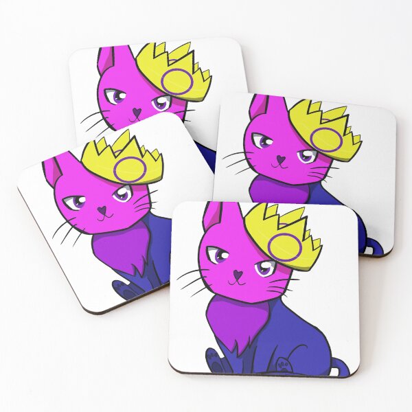 Item preview, Bisexual Intersex Pride Cat designed and sold by LunarDoodles.