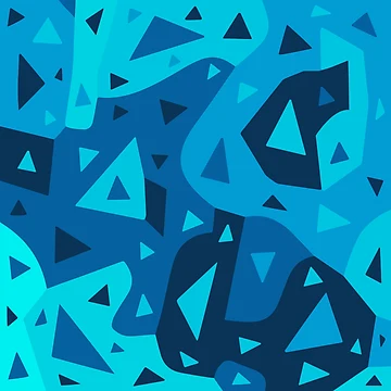 Artwork thumbnail, Abstract Triangles Pattern by EvisaDesigns