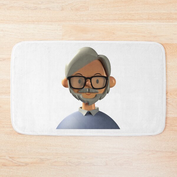 Item preview, Funny gray-haired man Rudi designed and sold by MHerzel.