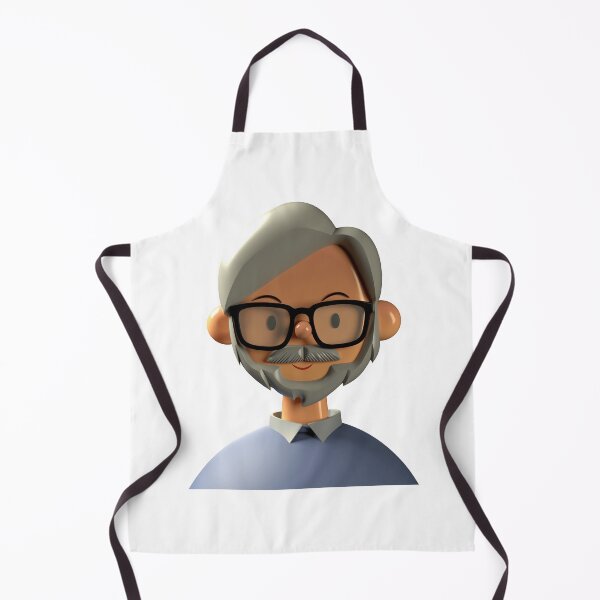 Item preview, Funny gray-haired man Rudi designed and sold by MHerzel.