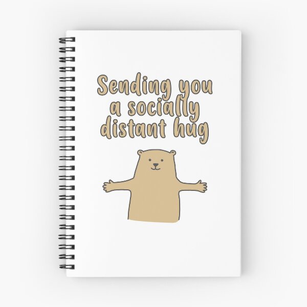 Item preview, Enviarle un abrazo socialmente distante designed and sold by stee-strong.
