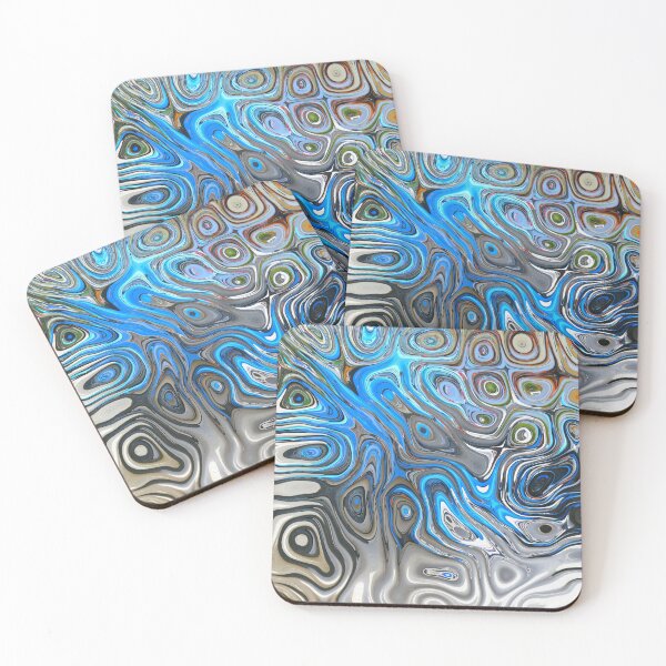Item preview, Blue Lagoon Digital Abstract Artwork designed and sold by vororoshop.