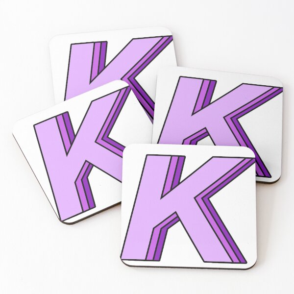 Item preview, purple K designed and sold by Amanda Kirkpatrick.