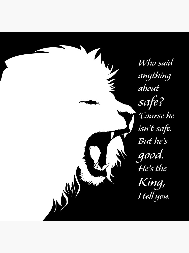 Aslan from The Chronicles of Narnia Greeting Card by E Felix