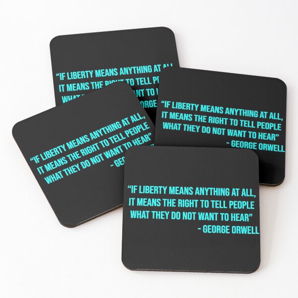 Item preview, George Orwell's quote about liberty designed and sold by WilliamPaterson.