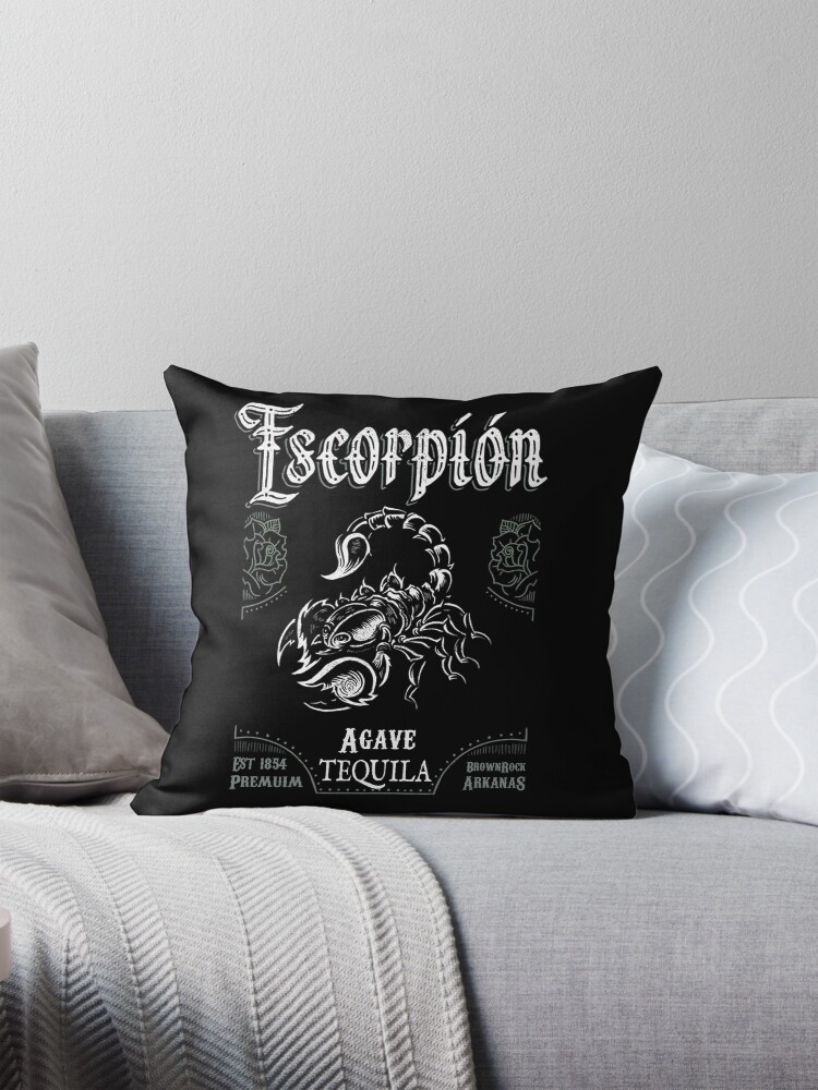 Thumbnail 1 of 4, Pillow, Escorpion Premium Tequila designed and sold by G-B-D.