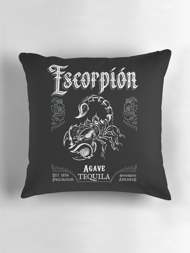 Thumbnail 3 of 4, Pillow, Escorpion Premium Tequila designed and sold by G-B-D.