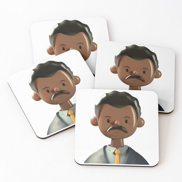 Item preview, Funny mustache man Rene designed and sold by MHerzel.